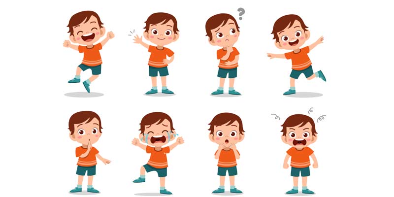 Development of Emotions in a Child