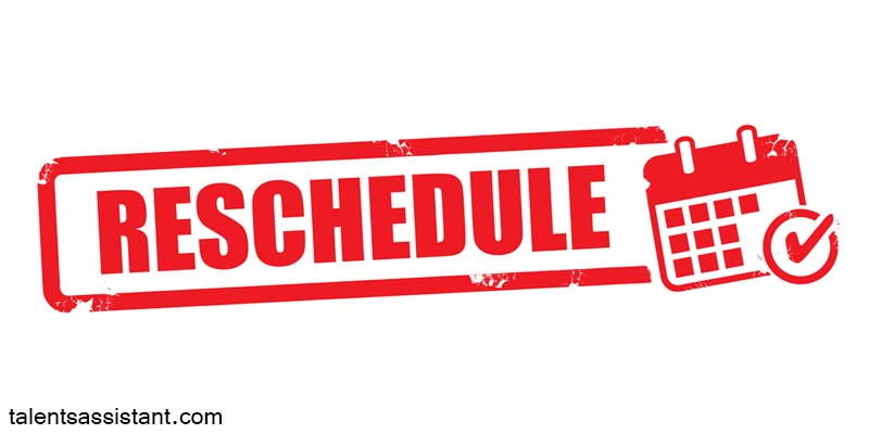 Rescheduling Daily Chores